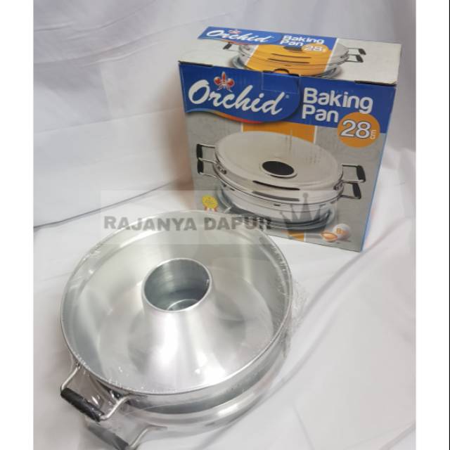 Baking pan orchid 28cm - cetakan kue bolu - baking pan swislux 28cm