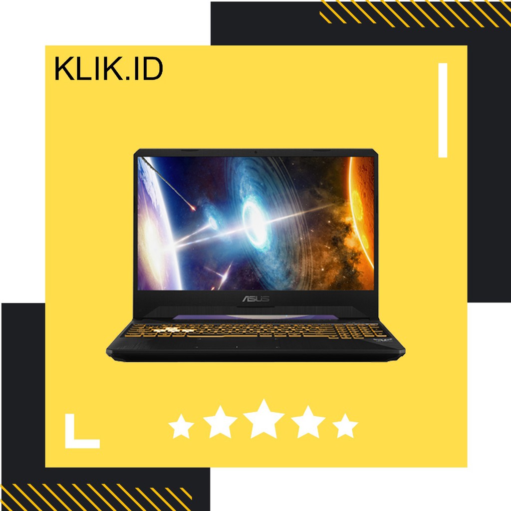 Laptop Asus TUF FX505DT- R565B6T - AMD Ryzen 5 3550H 8GB 512ssd GTX1650 4GB W10 15.6FHD 144Hz RGB