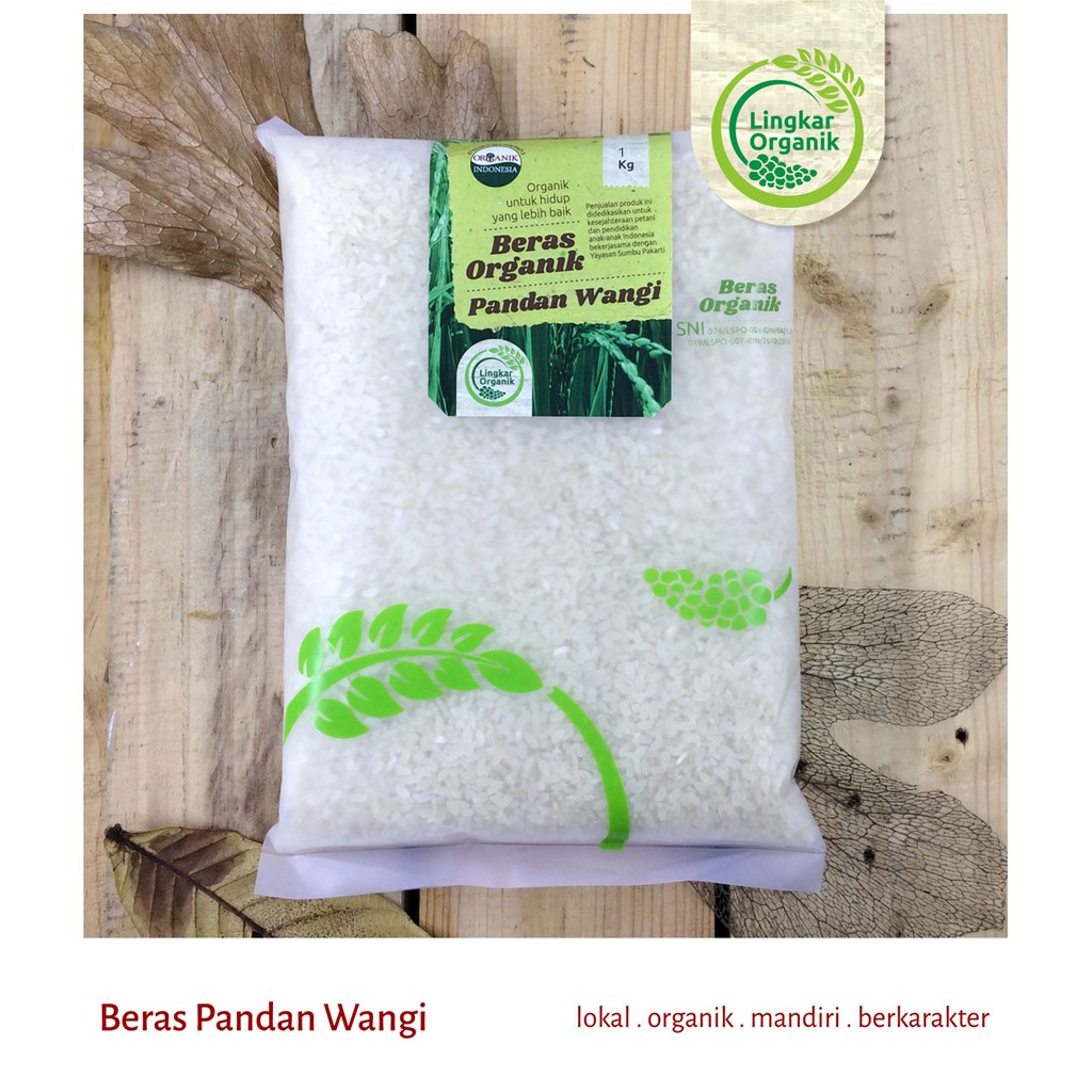 

Lingkar Organik Beras Pandan Wangi Vakum 1 Kg