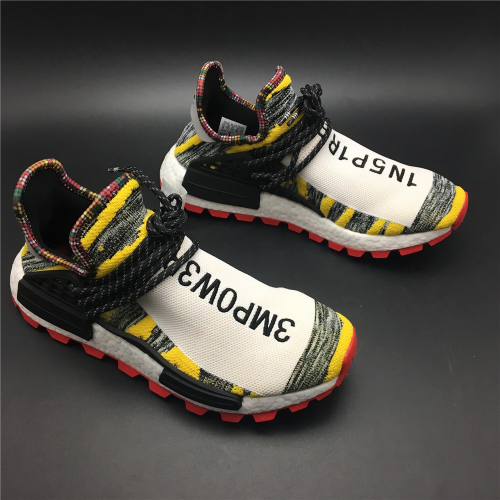 ADIDAS NMD Human Race Trail Pharrell Solar Pack Core Black PK Original Perfect Kick