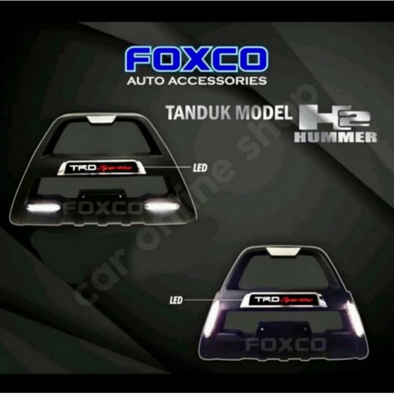 tanduk depan / pengaman bumper depan toyota all new avanza veloz modal hummer trd