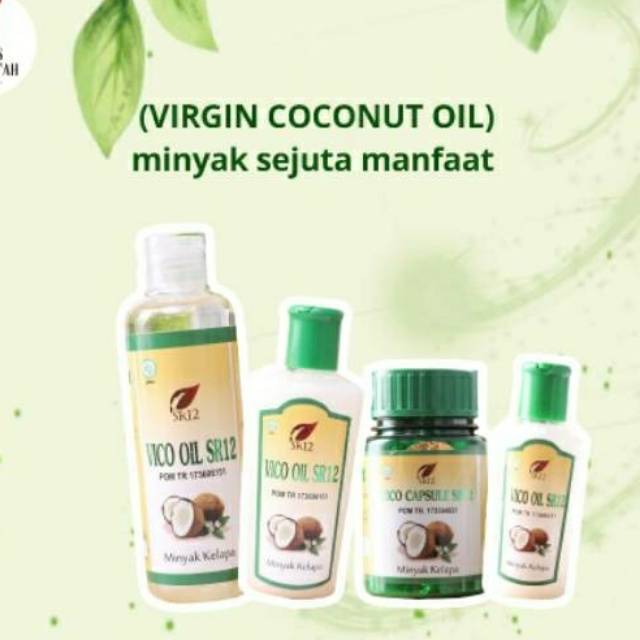 Vso Sr12 Virgin Coconut Oil Minyak Sejuta Manfaat 100 Ml Shopee Indonesia