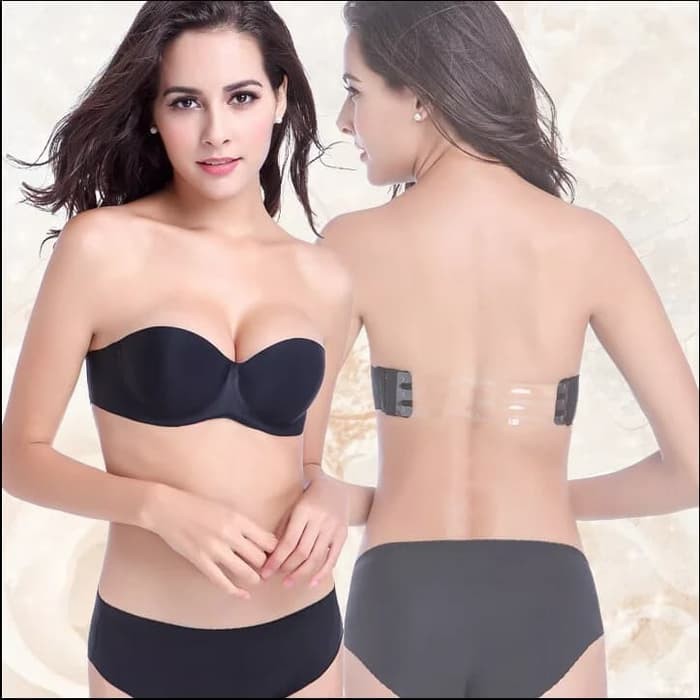 bra set cd push up celana dalam seksi bh seamless strapless B007