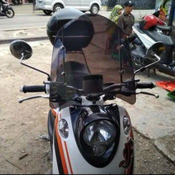 VISOR WINDSHIELD GENIO NEMO TAMENG KACA DEPAN MOTOR BEBEK MATIC