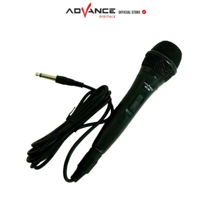 Advance MIC-885 Single Profesional Dynamic Microphone Speaker Kabel