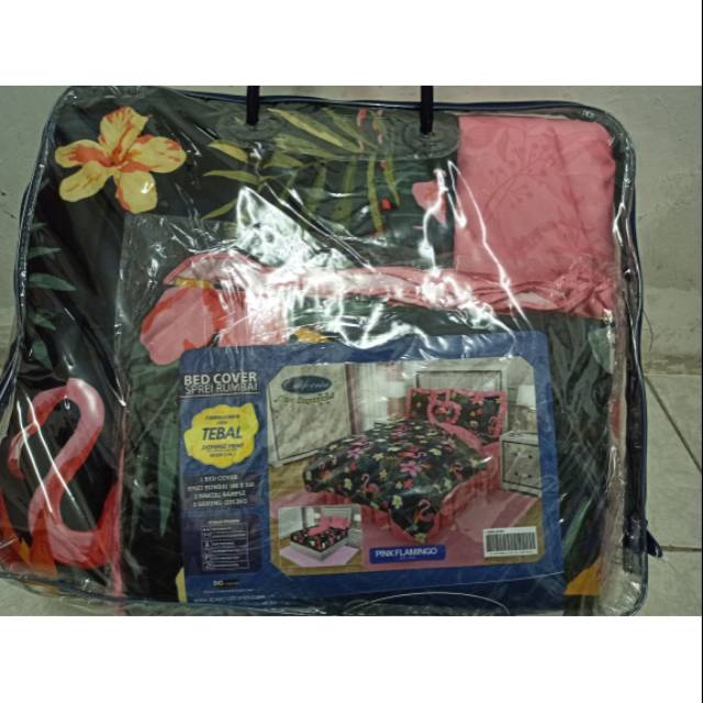 Bedcover california flamingo 180x200