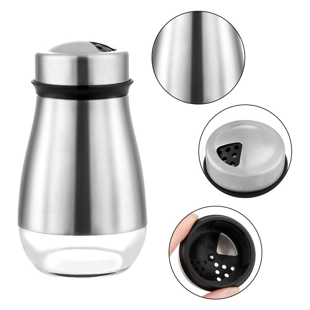 Suyo Botol Dispenser Bumbu / Merica Bahan Stainless Steel Tahan Lama