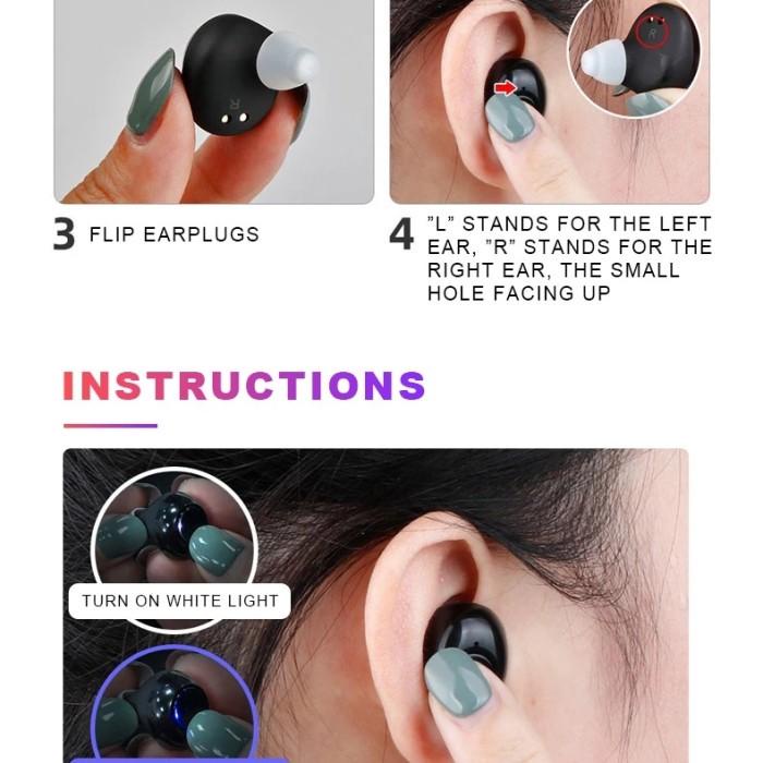 A-39 Premium Hearing Aid - Alat Bantu Dengar Headset - Recharge 002
