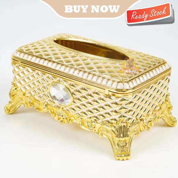 LUXURY Metal Klasik Tempat kotak tisu Tissue Box Classic BIG Diamond