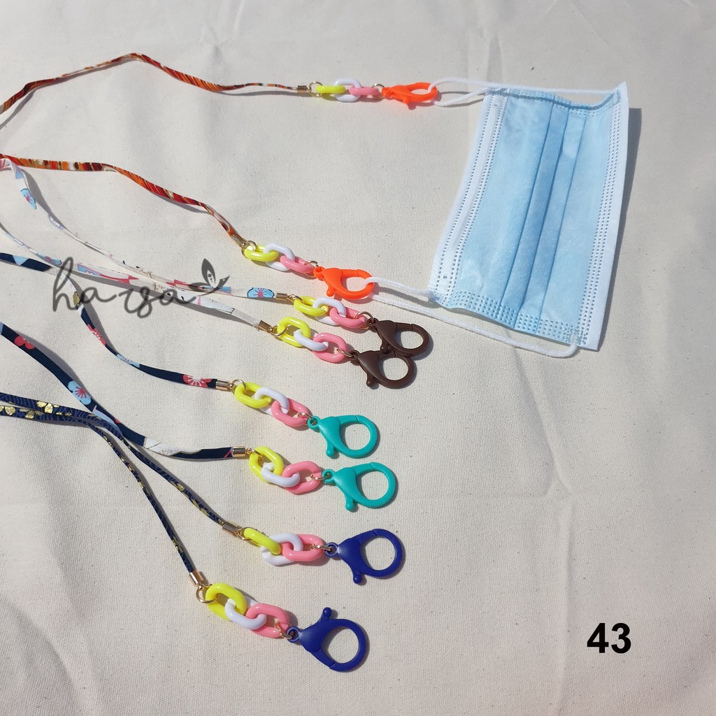 Rantai Strap Masker / Tali Rantai Gantung Korea / Tali Pengait Masker