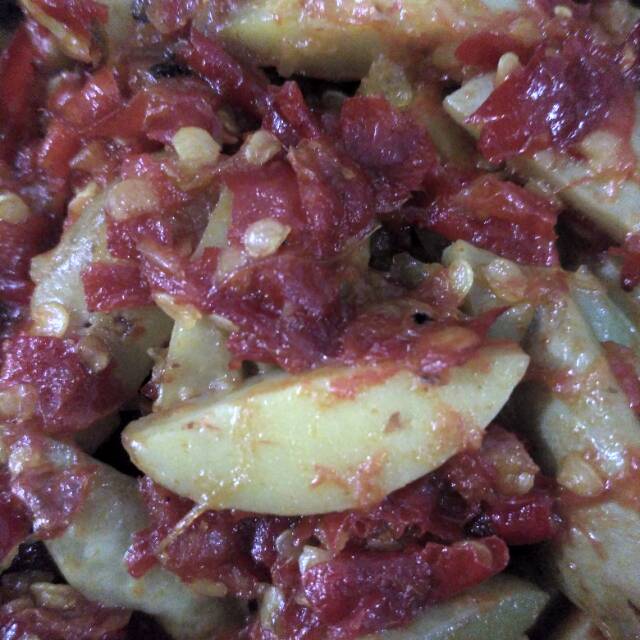 

Sambel toplesan aneka topping,cumi, rebon,tongkol,teri,Pete,cumi