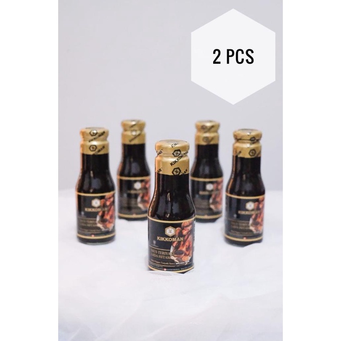 

{{{{}}] [2PCS] KIKKOMAN Saus Teriyaki Lada Hitam 300gr