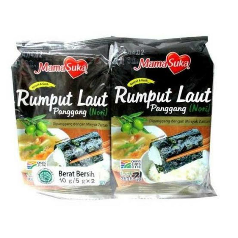 Mama suka rumput laut rasa original, Mama suka rumput laut rasa barbeque dan telur asin