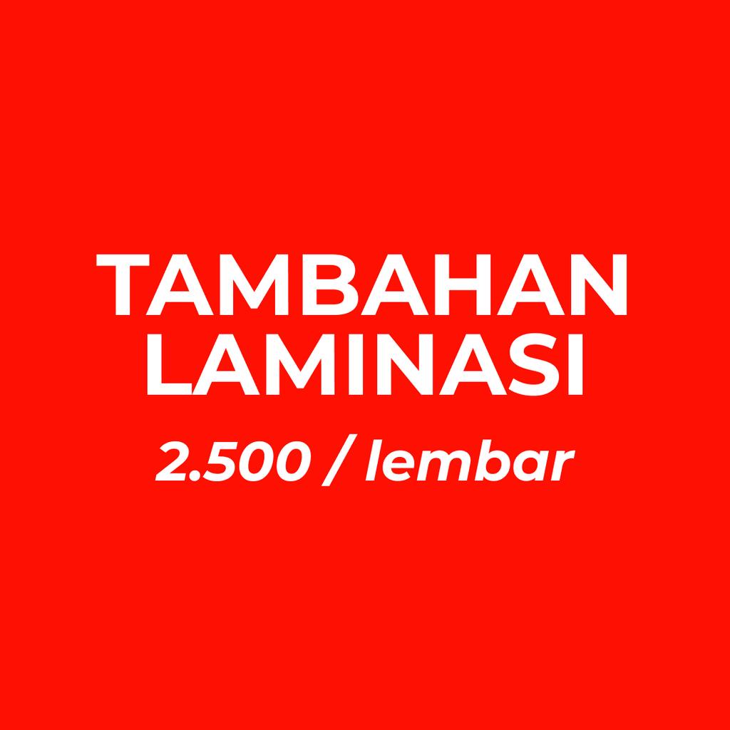 

Tambahan Laminasi