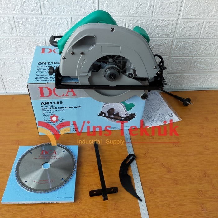 Mesin gergaji potong kayu circular saw AMY185 DCA AMY 185