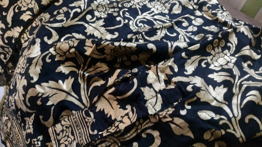 Couple Gamis Busui Batik Full Prada Gold