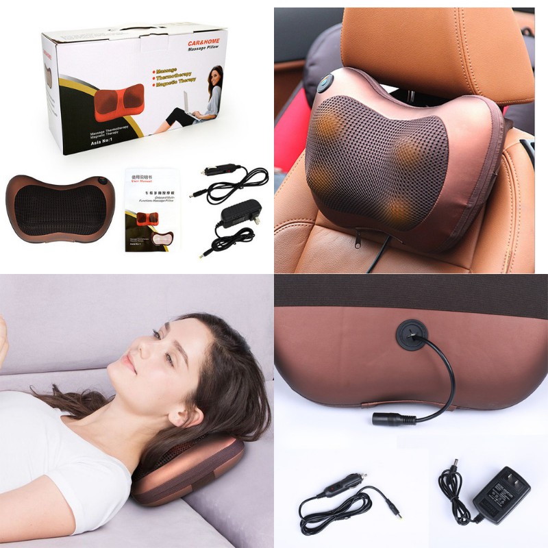 TERMURAH Bantal Pijat portable Car and Home Masaage Bantal Pijat 8 Bola portable LARIS_UNIK