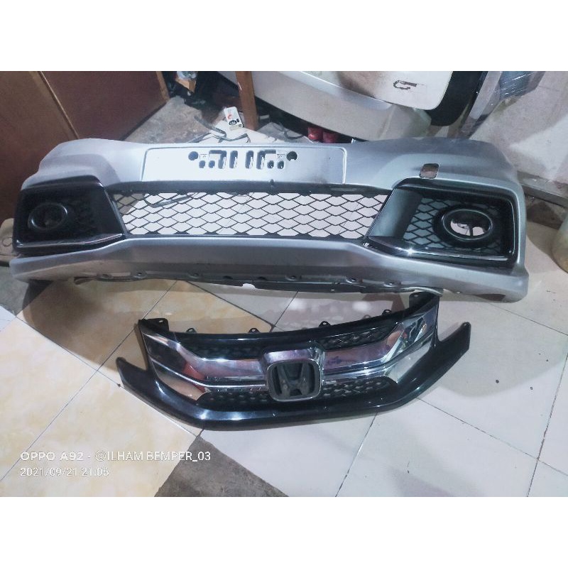 bemper depan mobilio rs 2015 2017 kumplit original