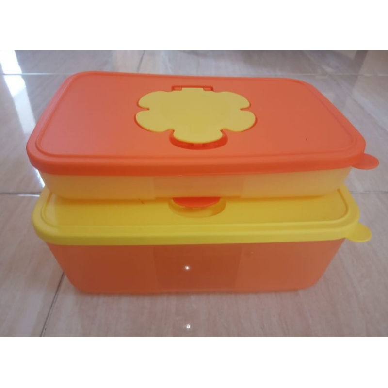 Tisu box Tupperware