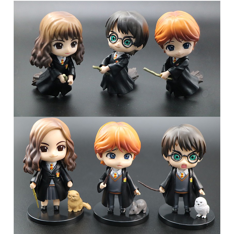 MFHP mini action figure chibi nendoroid pajangan harry potter movie anime magic sihir