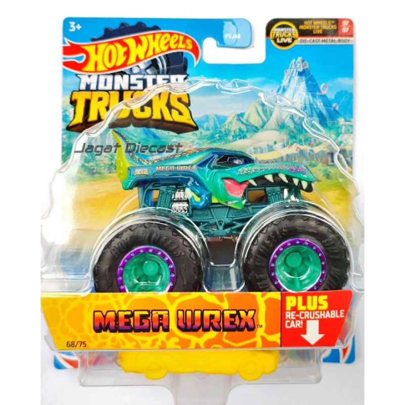 Hot Wheels Monster Trucks Land Rover 90 Mainan Mobil Mobilan Skala 64 Jagat Diecast