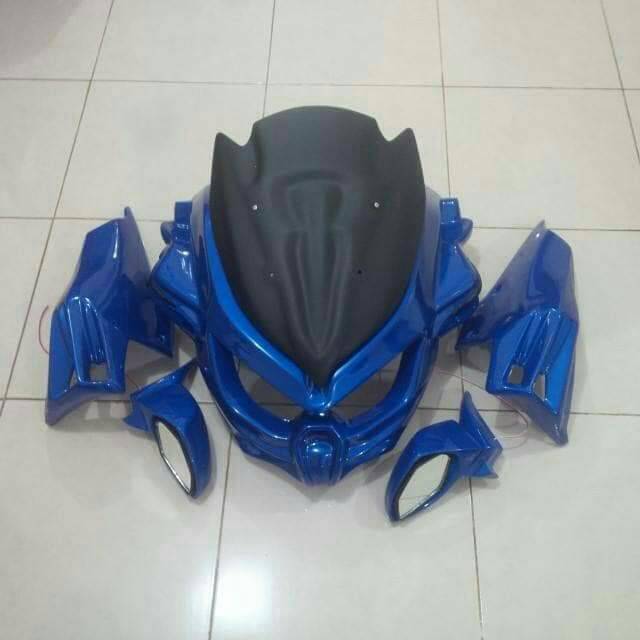 Body Costum Nmax Old Predator + Cover Sen Depan, bahan dan cat berkualitas
