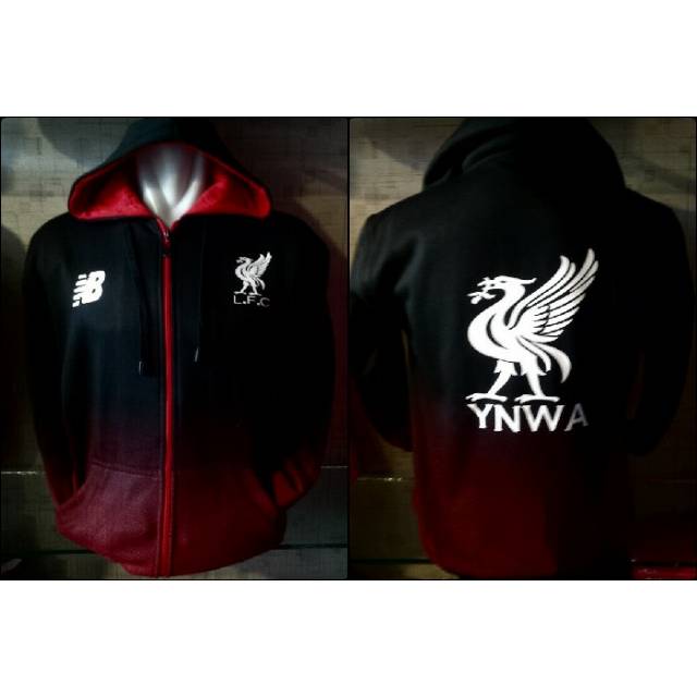 Jaket sweater hoodie liverpool logo