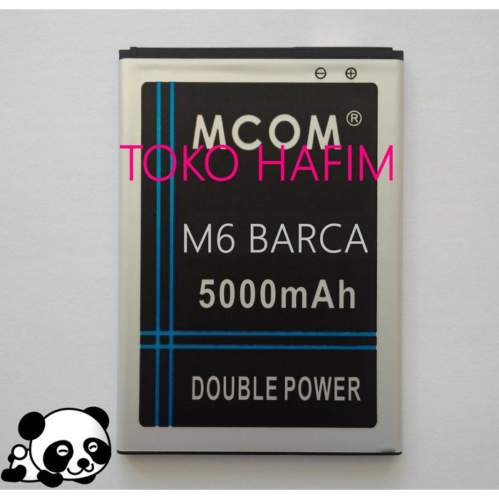 Battery Batre Baterai Double Power Mcom Advan M6 Barca Barcelona