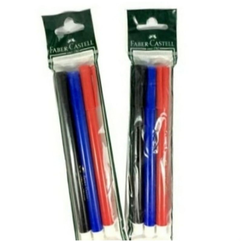 

Faber Castell Marking pen set 3 ( Hitam, merah, Biru )