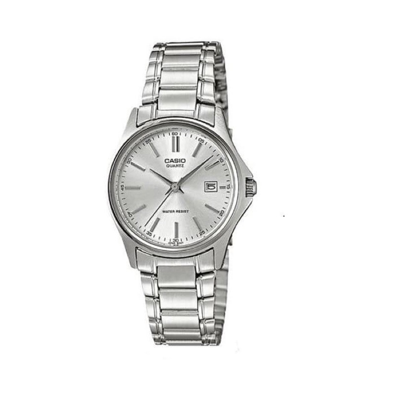 CASIO ORIGINAL LTP-1183A-7A / LTP 1183A 7A JAM TANGAN CEWEK ANALOG STAINLESS