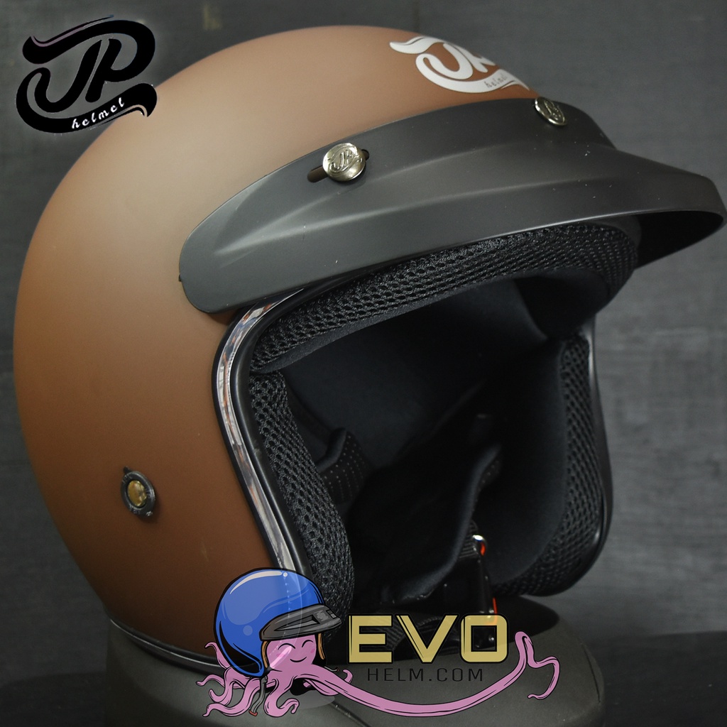 HELM BOGO JPX_JP NEW BIGIE_SOLID - BROWN DOFF/SILVER