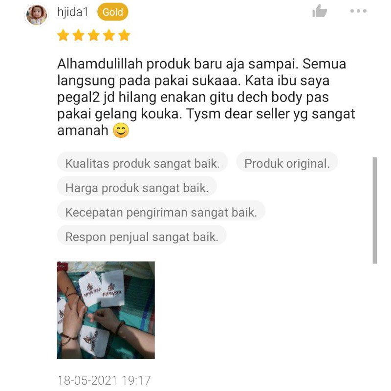 Gelang Kokka untuk kesehatan Garansi Asli Gelang Pria Wanita Kaukah Kaokah Kauka Kaoka