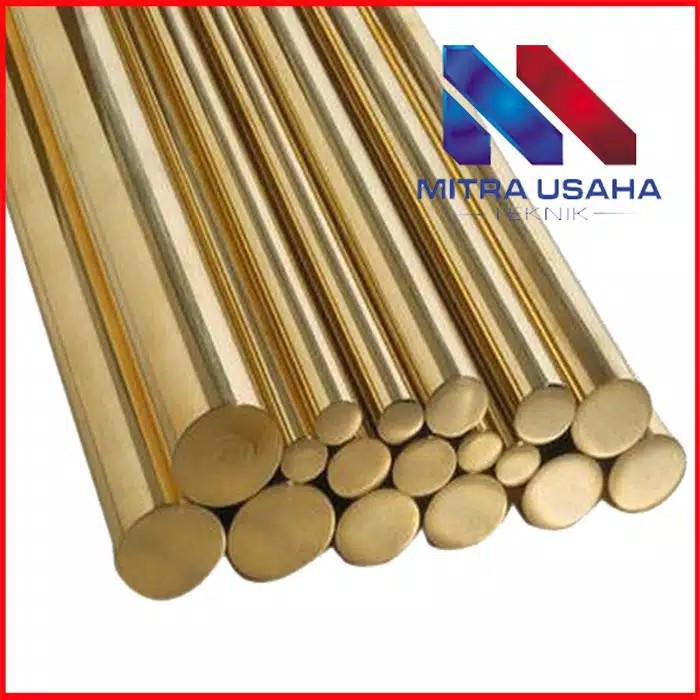 As Kuningan Dia. 12 Mm Brass Round Bar Rod Assental 02