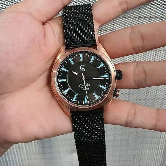 JAM TANGAN ALEXANDRE CHRISTIE COWOK AC 8630 ORIGINAL