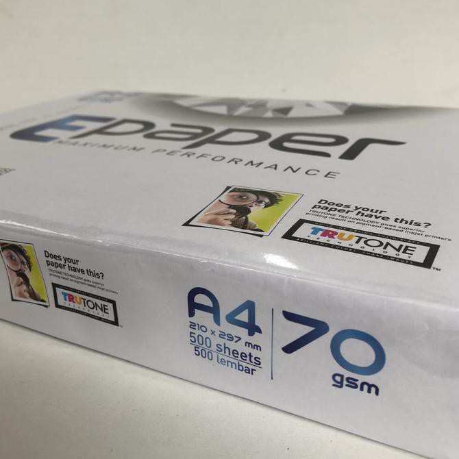 

HVS A4 70GSM EPAPER KODE 1354