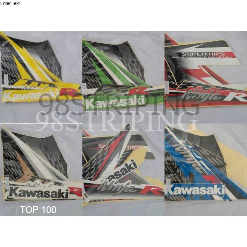 STIKER STRIPING NINJA R 2013