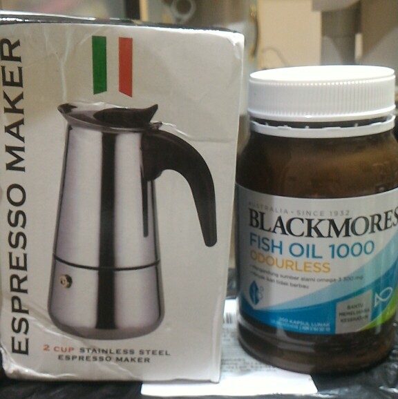 Moka Pot Onetwocups Espresso Coffee Maker  Teko 100ml 2 Cup - Z20