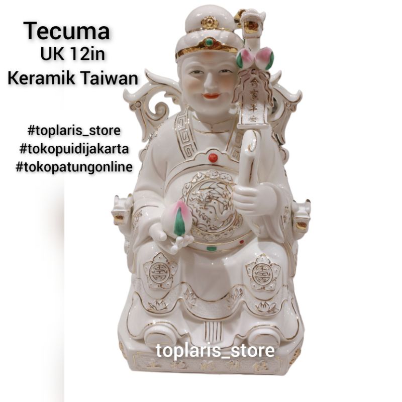 PATUNG DEWA BUMI KERAMIK TECUMA