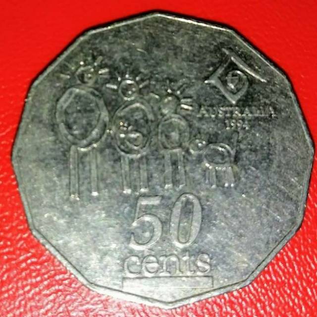 1994 Koin Australia 50 cent Peringatan