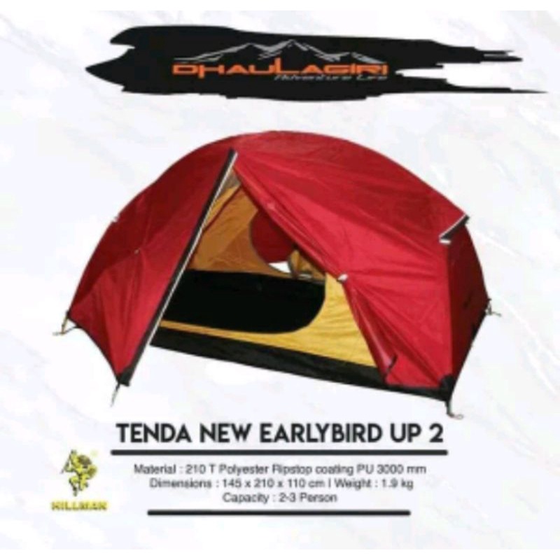 tenda hilman 4 seasons hillman new early bird up