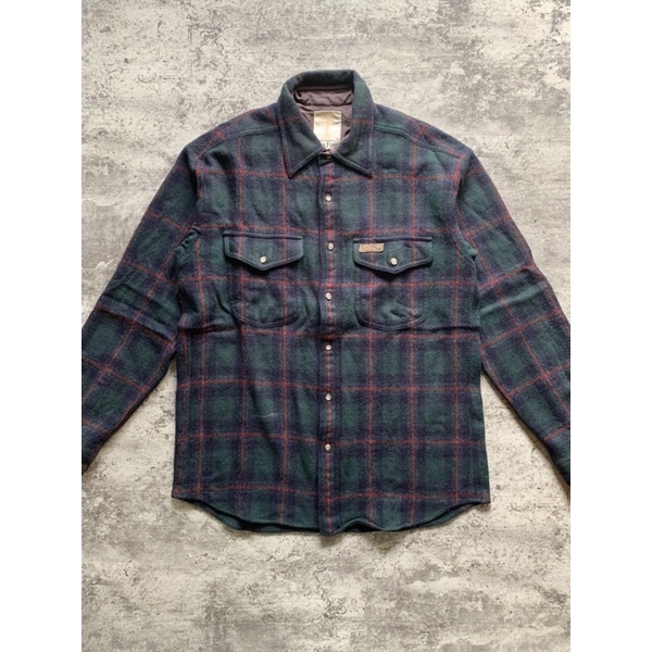 Kemeja Flannel Wool Fox Fire Second
