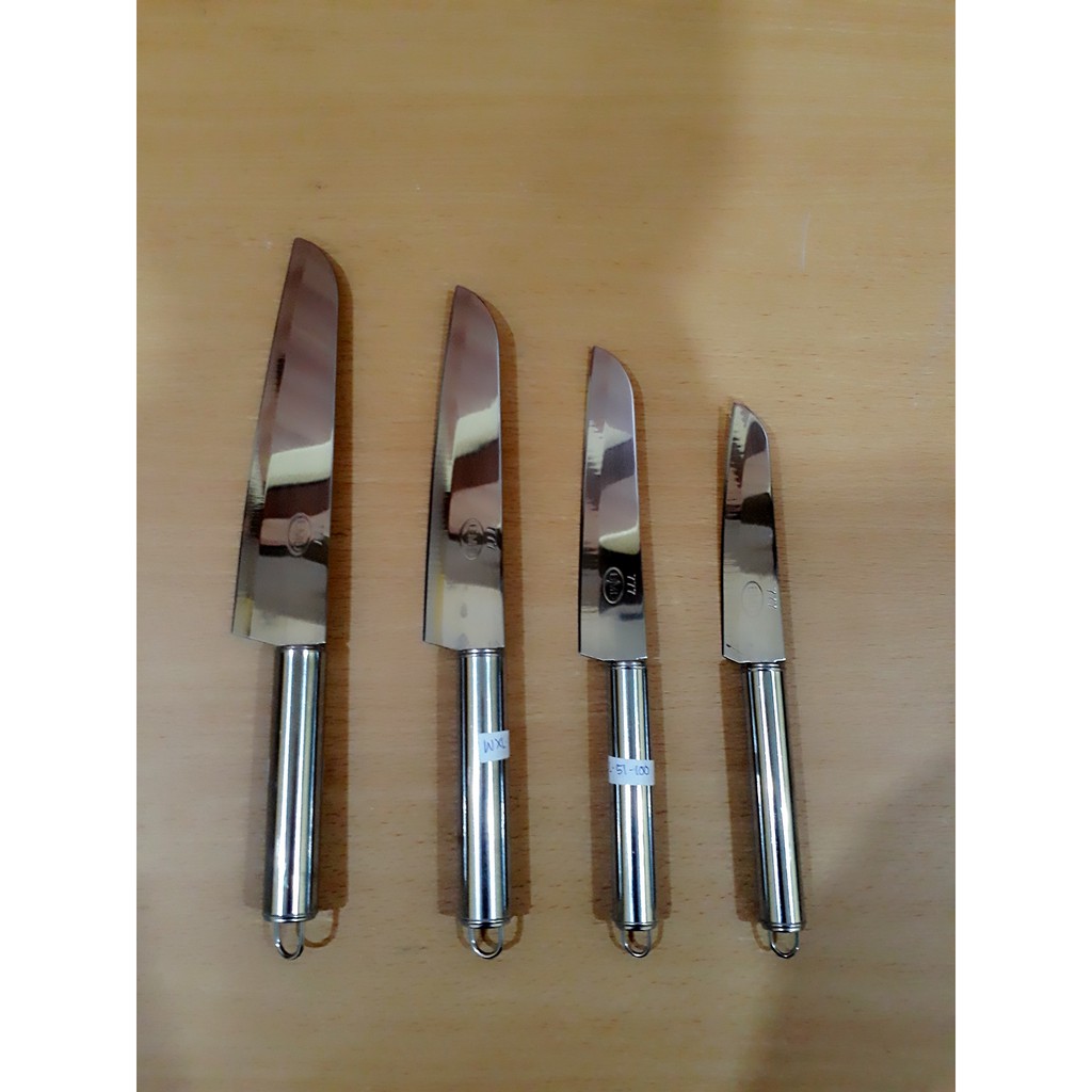 Pisau Dapur Stainless Besar Inch Chef Knife Gagang  Dapur Kitchen Serbaguna Tajem Sharp