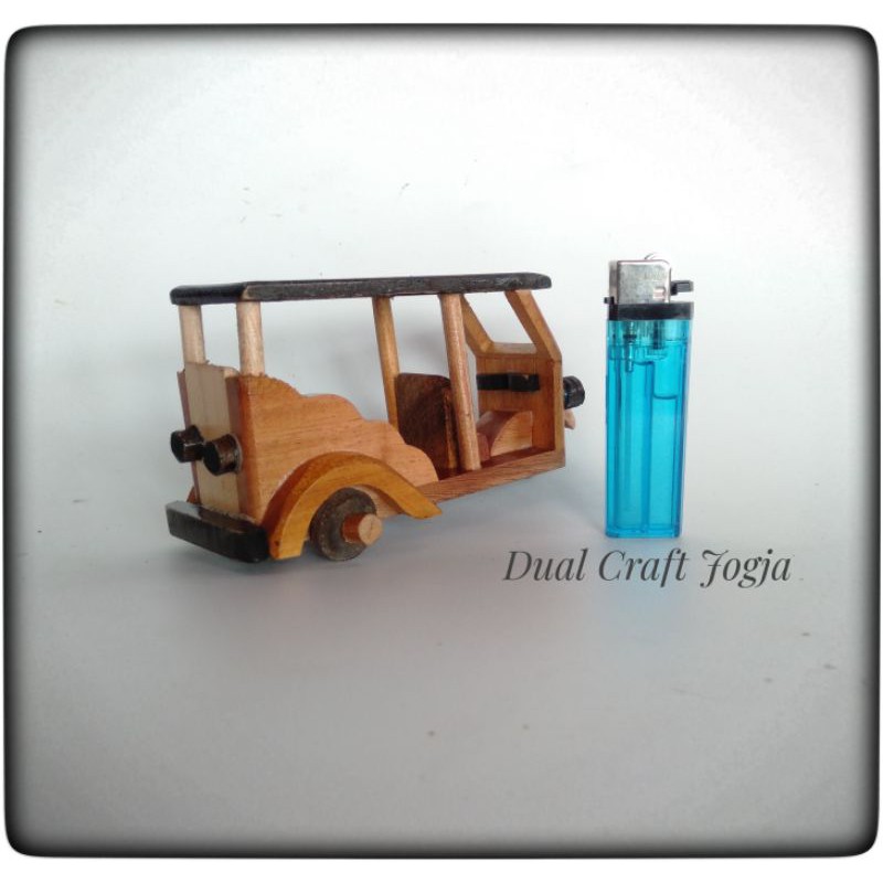 Miniatur Bemo / Bajaj Kayu Mini