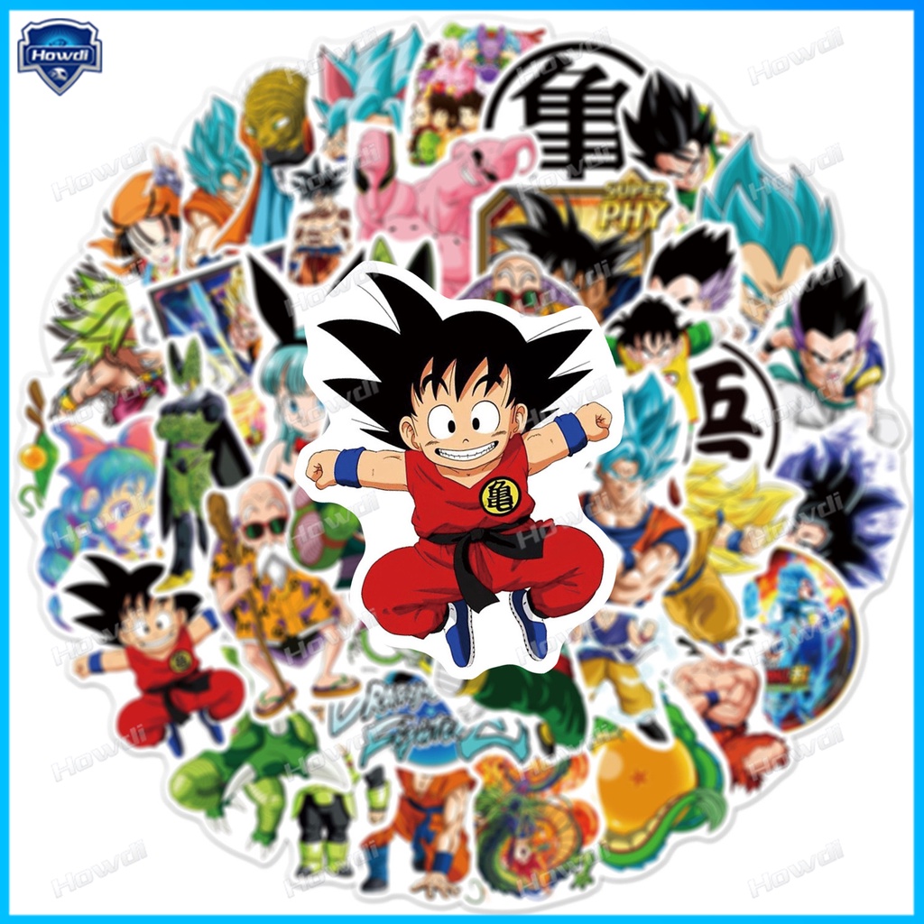 Stiker Motif Anime DRAGON BALL Tahan Air Untuk Helm Motor