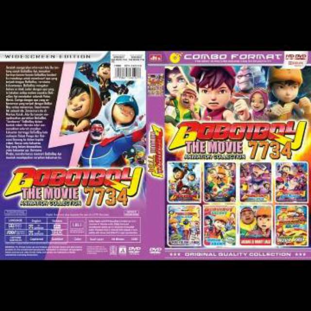 Kaset BEST SELLER DVD film anak Boboiboy -BEST SELLER DVD film kartun animasi