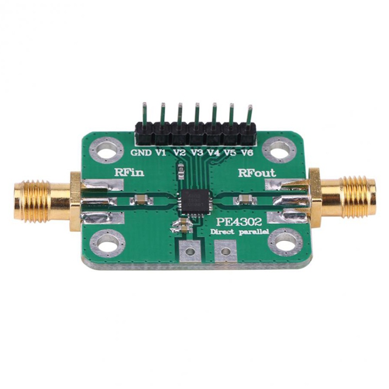 Btsg PE4302 Numerical Control Digital RF Attenuator Module 1MHz-4GHz Paralel 0.5dB Langkah 31.5dB Nilai Attenuasi