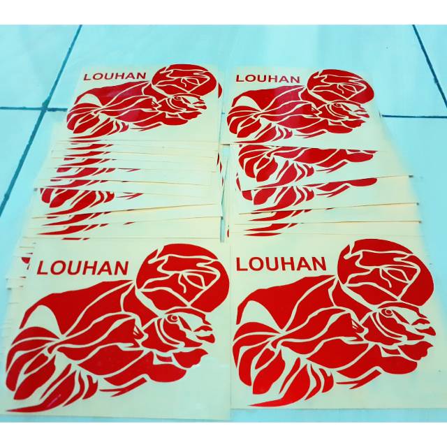 

Sticker cutting Louhan