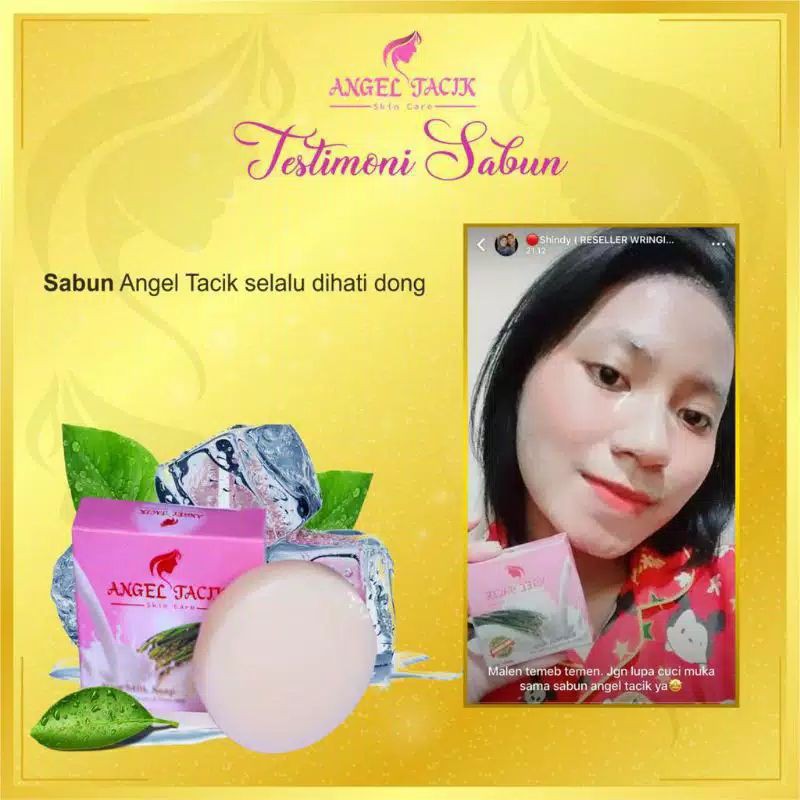 (COD) PROMO PAKET CREAM ANGEL TACIK SIANG ORI 100%