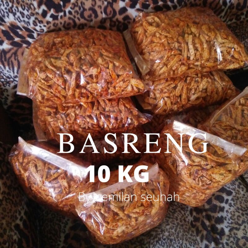 [PAKET RESELLER] Basreng pedas daun jeruk isi 10 kg