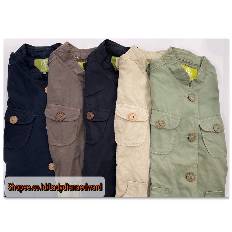 DO Jaket Kanvas cewek Aigle